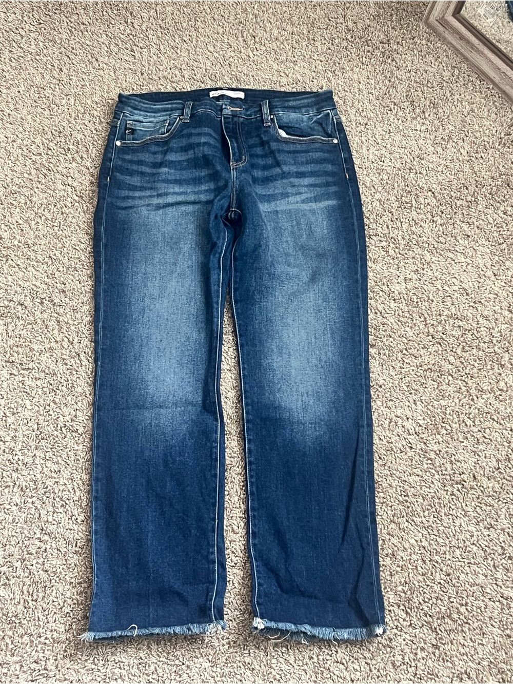 KanCan Medium Wash Straight Leg Jeans